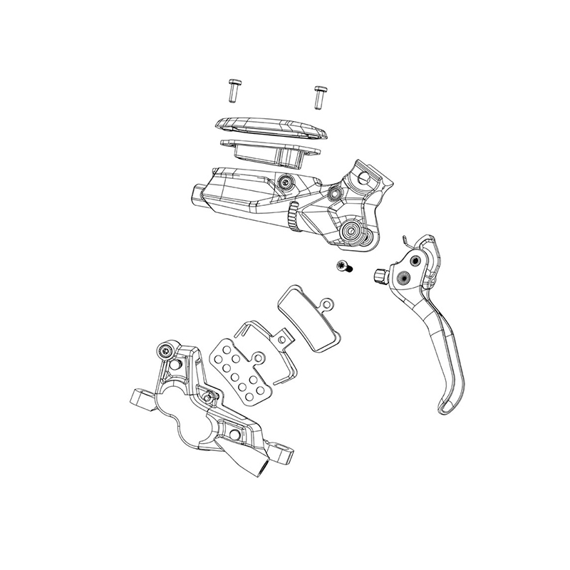 kit soportes pastillas freno  arcoiris g2 ult/rsc 2 u