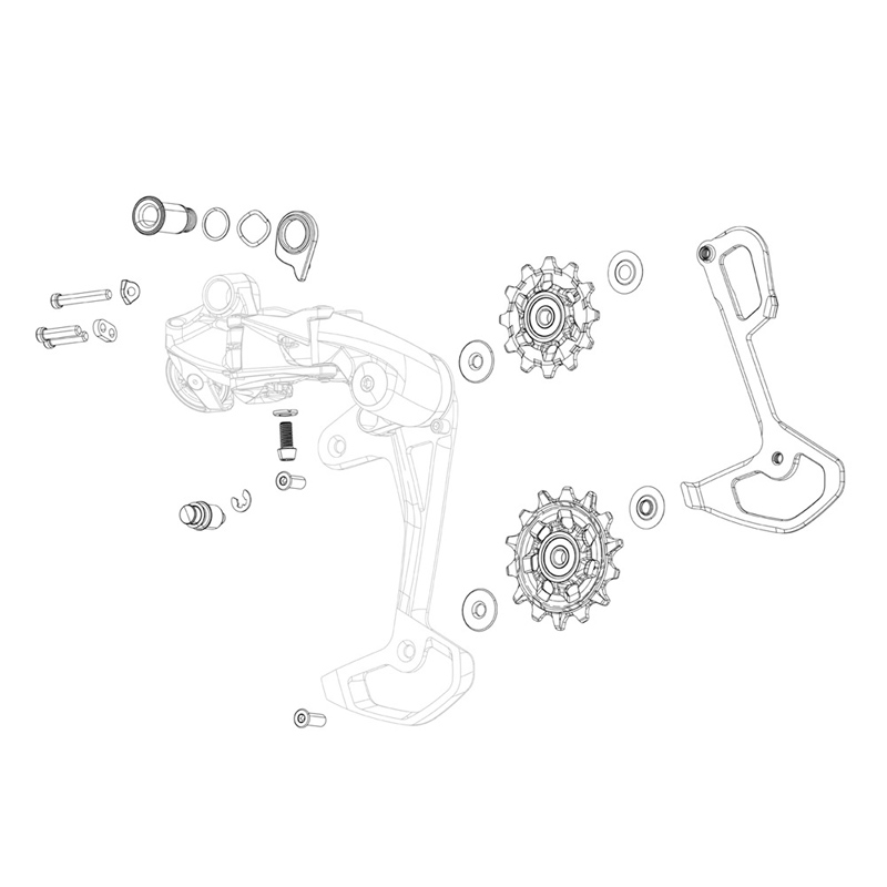 tornillos para cambio trasero red xplr etap axs