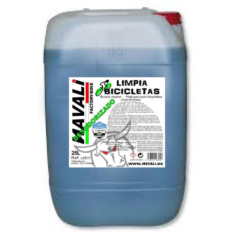 limpiador para bicicletas desodorizado 25l