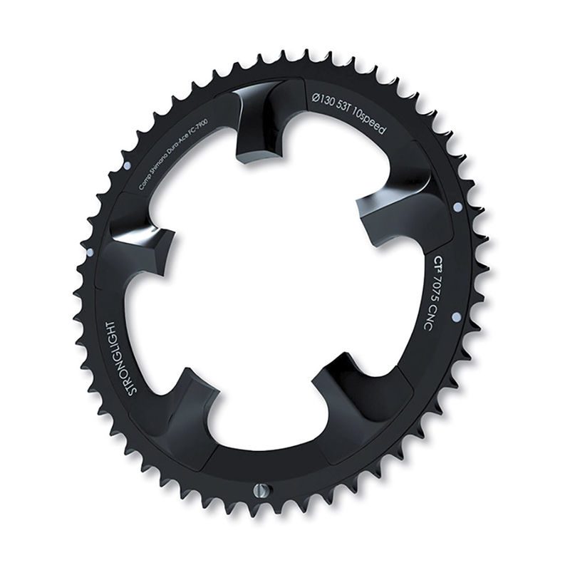 STRONGLIGHT STRONGLIGHT CT2 DURA-ACE 130 mm Kettenblatt in Schwarz – 42 Zähne - Bild 2 von 11