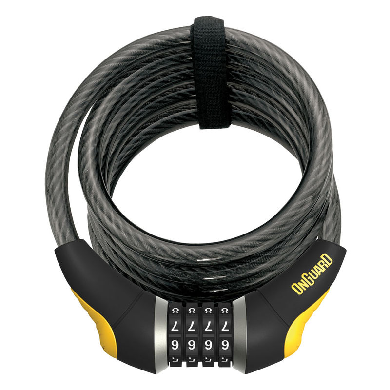candado espiral onguard doberman combinacion 185 cm x 12 mm