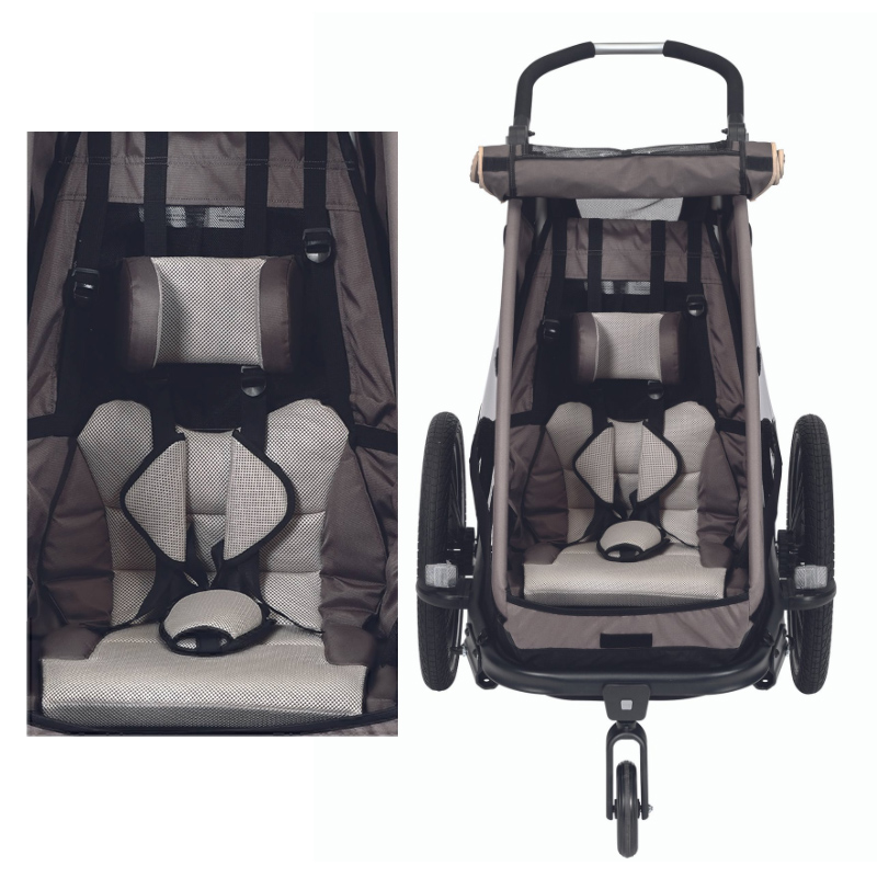 asiento con arnés para remolque de niño  mono s
