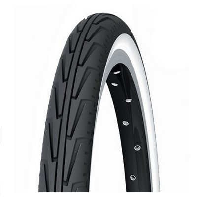 MICHELIN Cubierta neumático blanco/negro 20x1.75 diábolo city Michelin para niño - Imagen 1 de 1