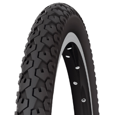 cubierta neumático negra 20x1.75 country j para bicicletas urbanas y de ciudad