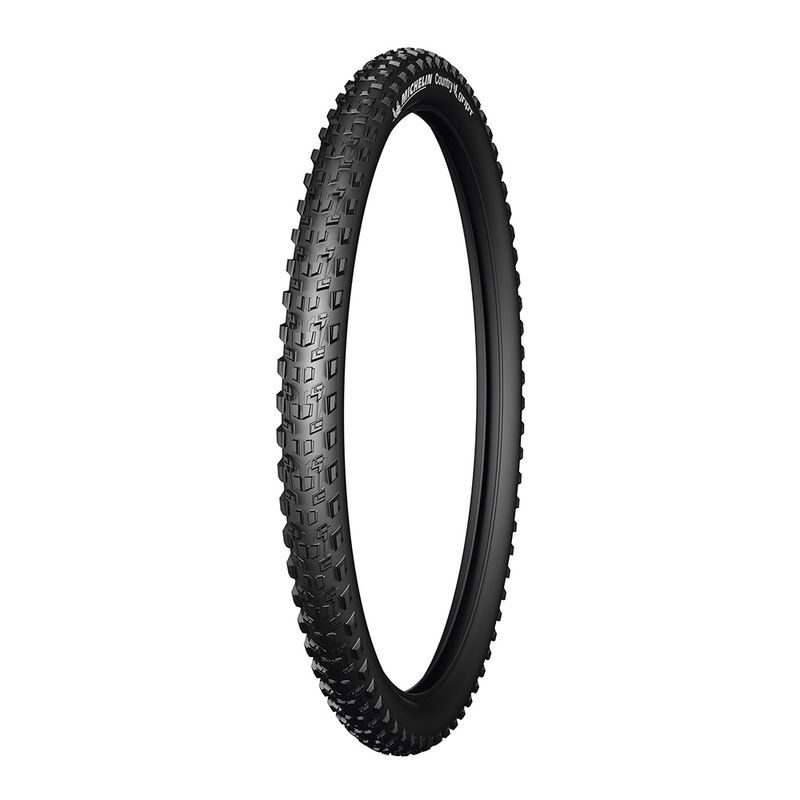 cubierta neumático negra michelín 26x2.10 country grip'r para mtb