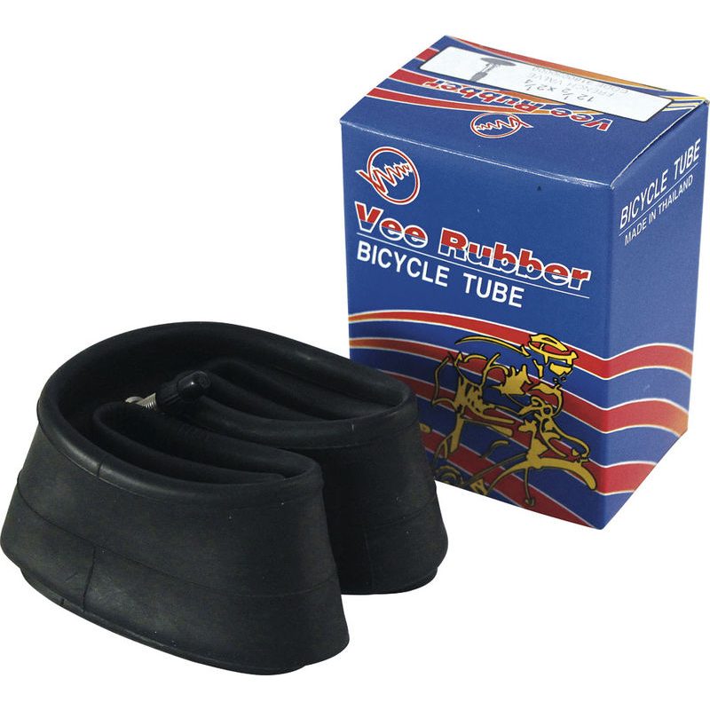 cámara vee rubber 12-1/2 x 2-1/4 con válvula presta fina para bicicletas
