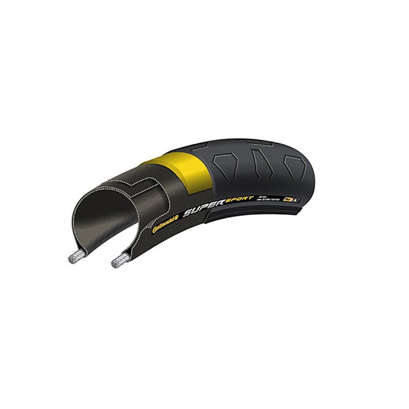 cubierta neumatico negra plegable supersport plus 700x23c