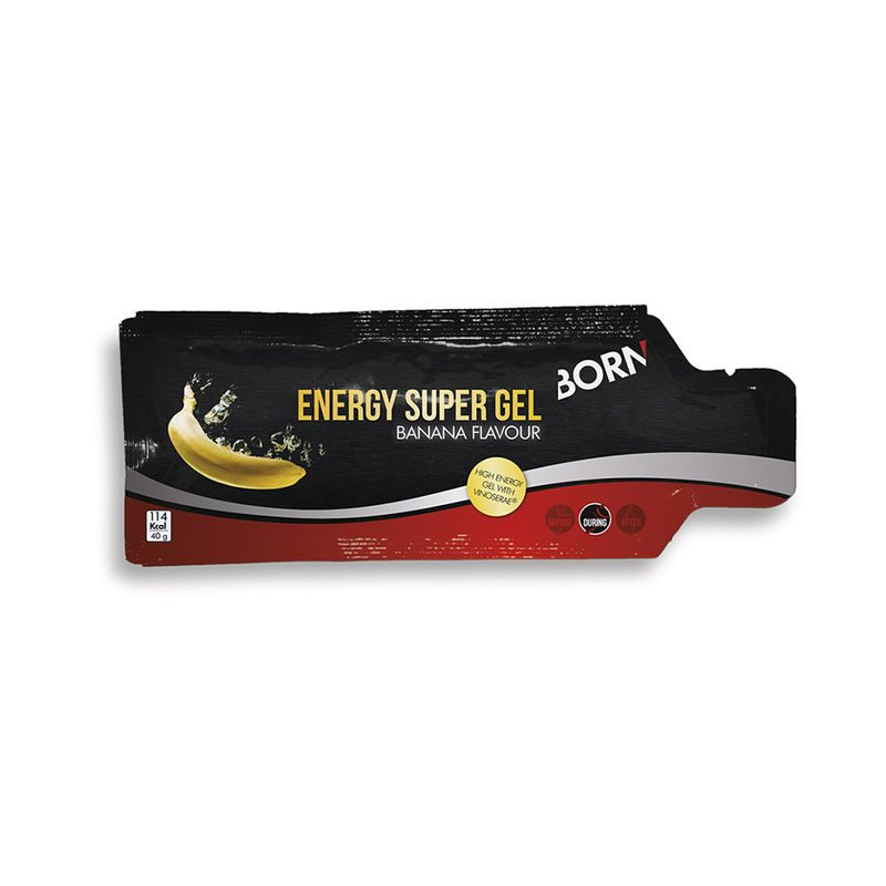 BORN ENERGY SUPER GEL – Instant-Glukose-Energiegel mit Traubenkernextrakt und Ba - Bild 1 von 1