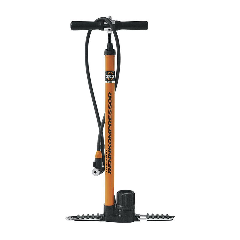 hinchador bomba inflador taller kompressor con manometro
