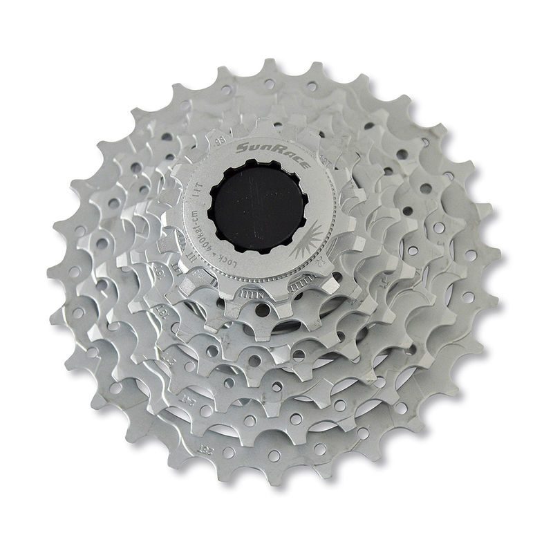 cassette sun race 8 velocidades 11-28 para bicicletas - compatible con transmisiones de 8 velocidades