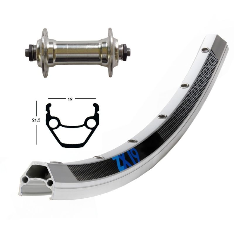 Roues Arrière Complète 28 X 1.75 Exal Zx 19 6/7/8V Rigide 2149982000