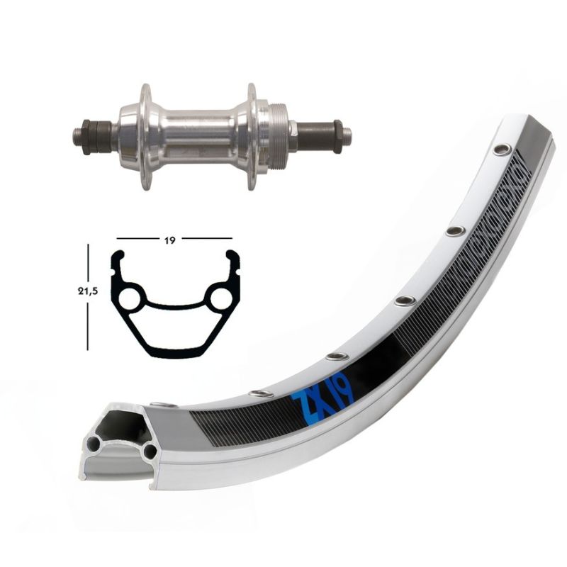 rueda trasera 36 agujeros 26x1.75 winora zx 19 qr 135 mm 6/7v (559-19)