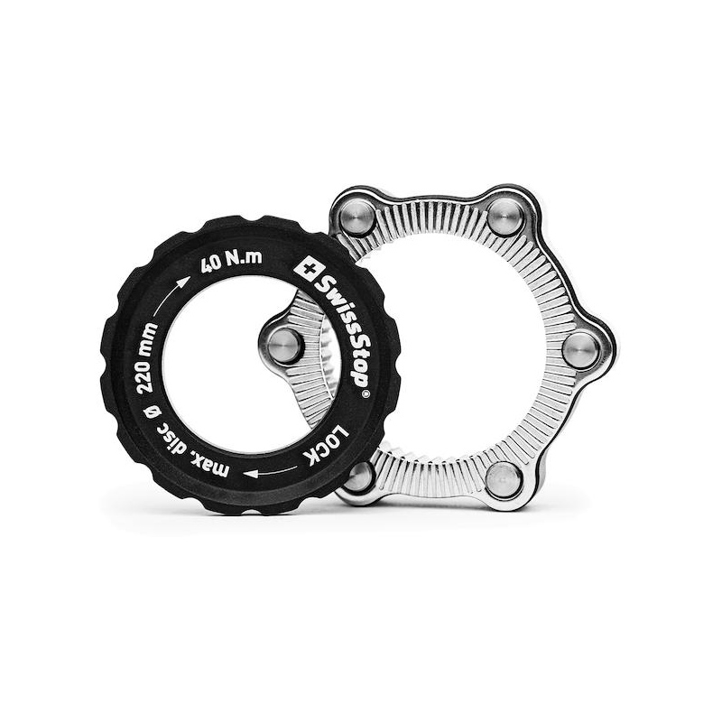 adaptador freno disco de 6 agujeros  centerlock