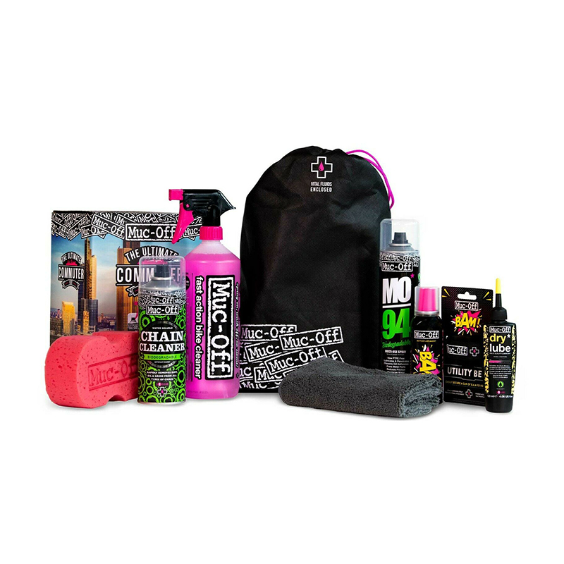 kit limpieza viaje the ultimate commuter