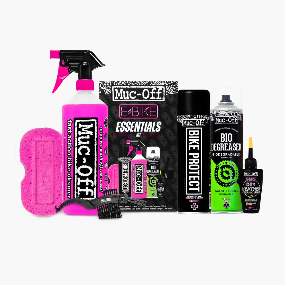 kit limpieza/protección/lubricante para e-bike essentials