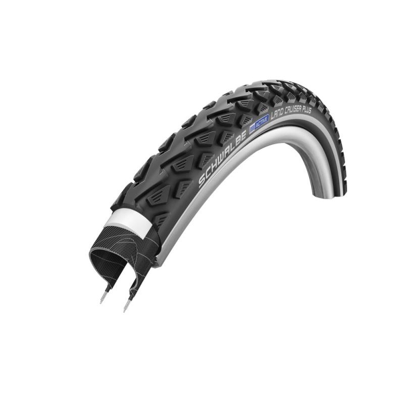 cubierta neumatico bicicleta rigida reflectante land cruiser plus 700x35c hs450 active punctureg. twinskin 37-622