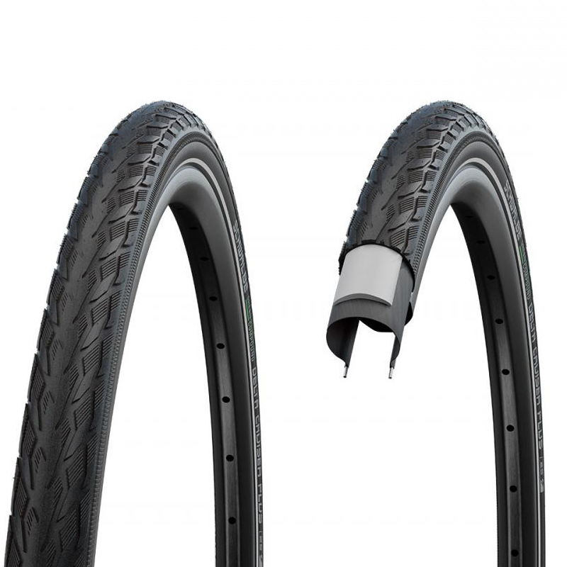 cubierta neumatico bicicleta rigida reflectante delta cruiser plus 28x1.40/700x35c hs431 active punc-g. twins 37-622