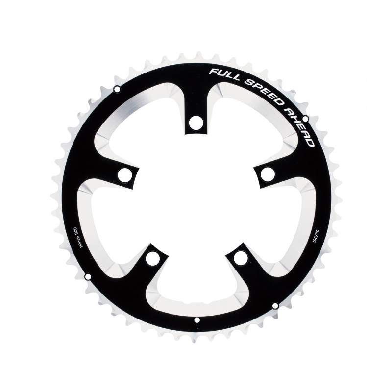 plato 5 brazos aluminio con pin de cadena  road super 130 bcd 53d n11