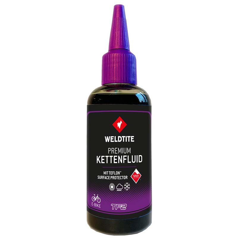 lubricante cadena con teflon  weldtite premium 100 ml