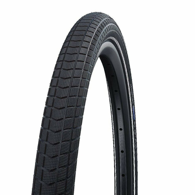 cubierta neumatico bicicleta con reflectante big ben plus 27.5x2.15 hs439 perf greenguard snakeskin addix 55-584