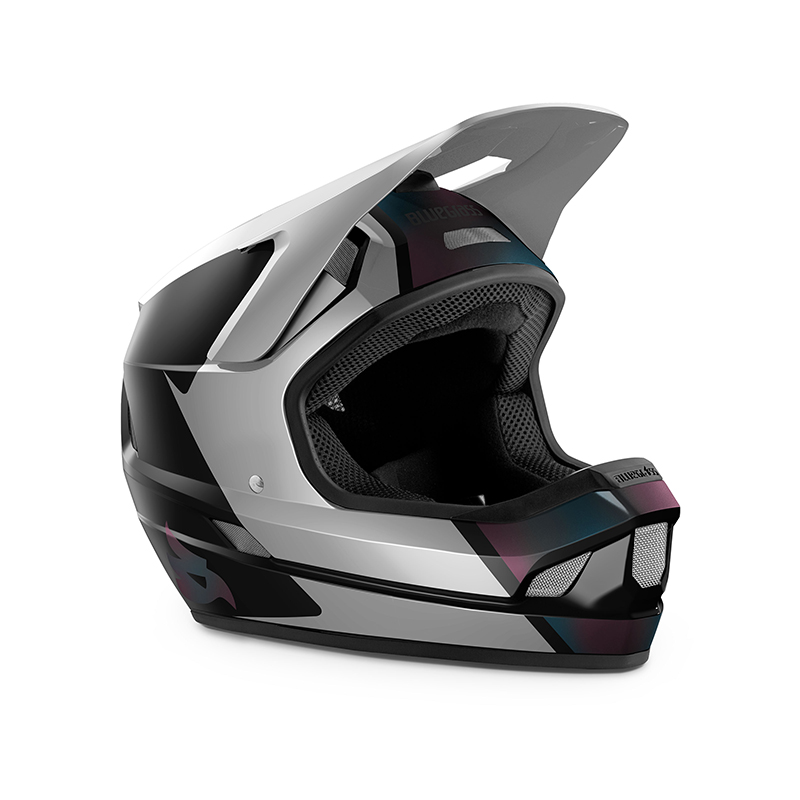 BLUEGRASS casco da bici iridescente LEGIT BMX/TRIAL/DOWNHILL - Afbeelding 1 van 1