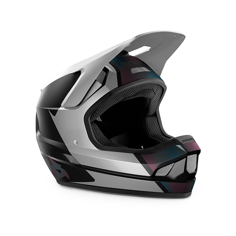 BLUEGRASS casco da bici iridescente LEGIT BMX/TRIAL/DOWNHILL - Foto 1 di 1