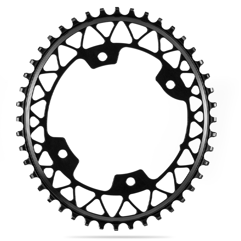 plato corona asimétrico 4 brazos  110 bcd gravel shimano 1x10-12v