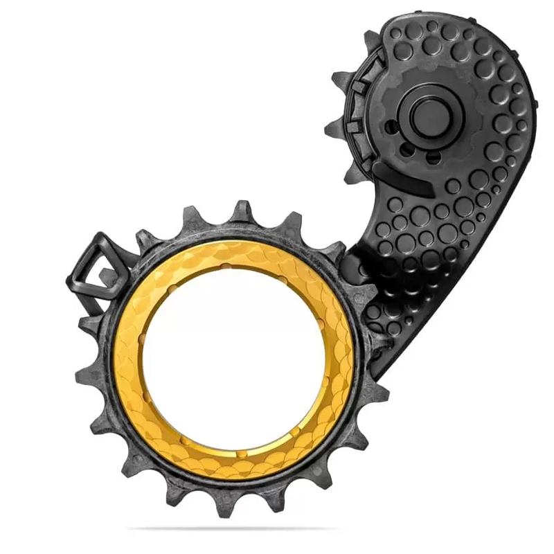 ABSOLUTE BLACK Jaula cambio trasero HOLLOWCAGE SHIMANO 9100/8000 CARBON - Imagen 4 de 9