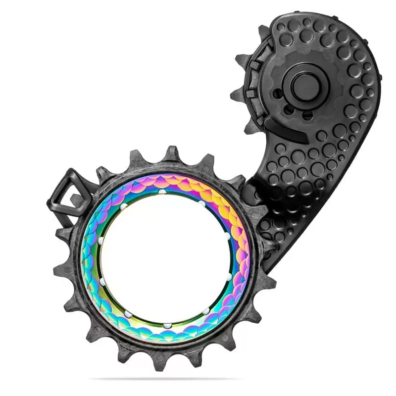 ABSOLUTE BLACK Jaula cambio trasero HOLLOWCAGE SHIMANO 9100/8000 CARBON - Imagen 2 de 9