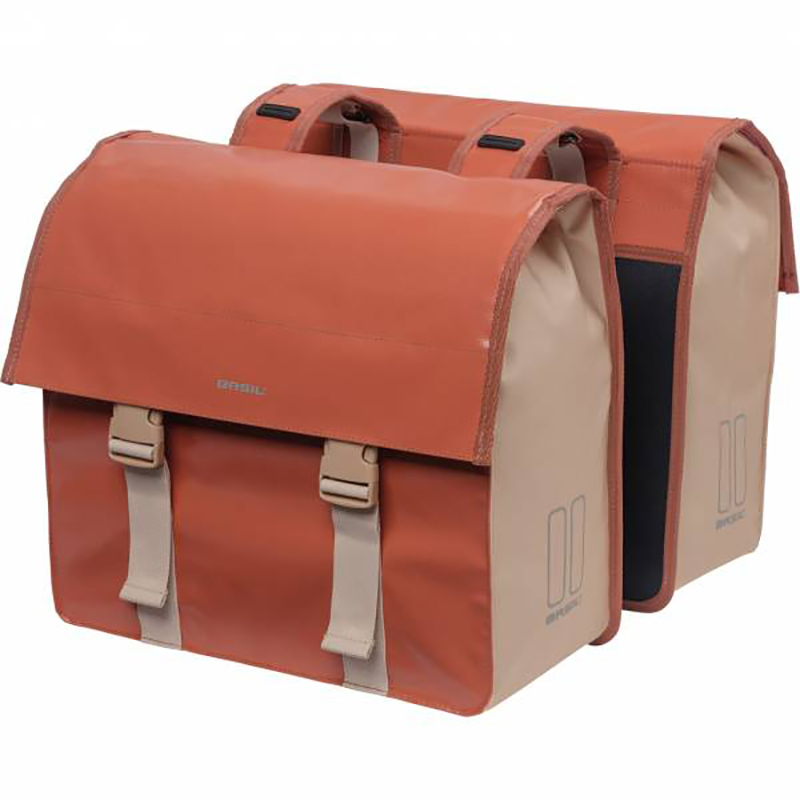 alforjas impermeables poliéster con reflectante  urban load 53l 40.5x17.5x46 cm