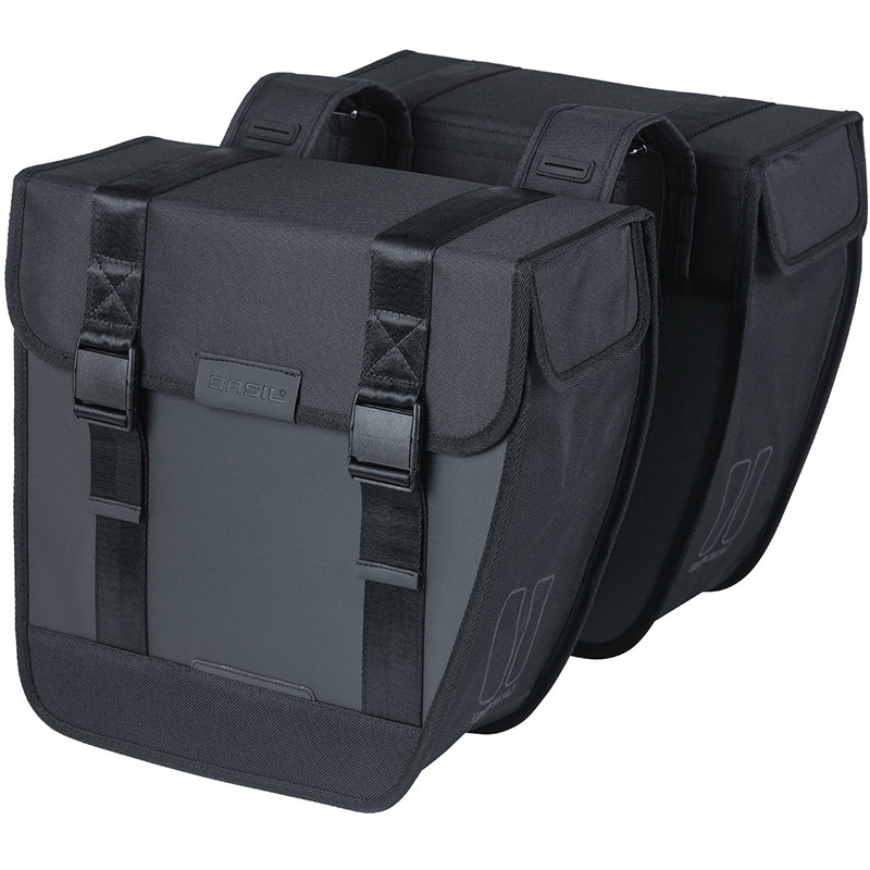 alforjas impermeables poliéster con reflectante  tour waterproof 28l 34x14x34 cm