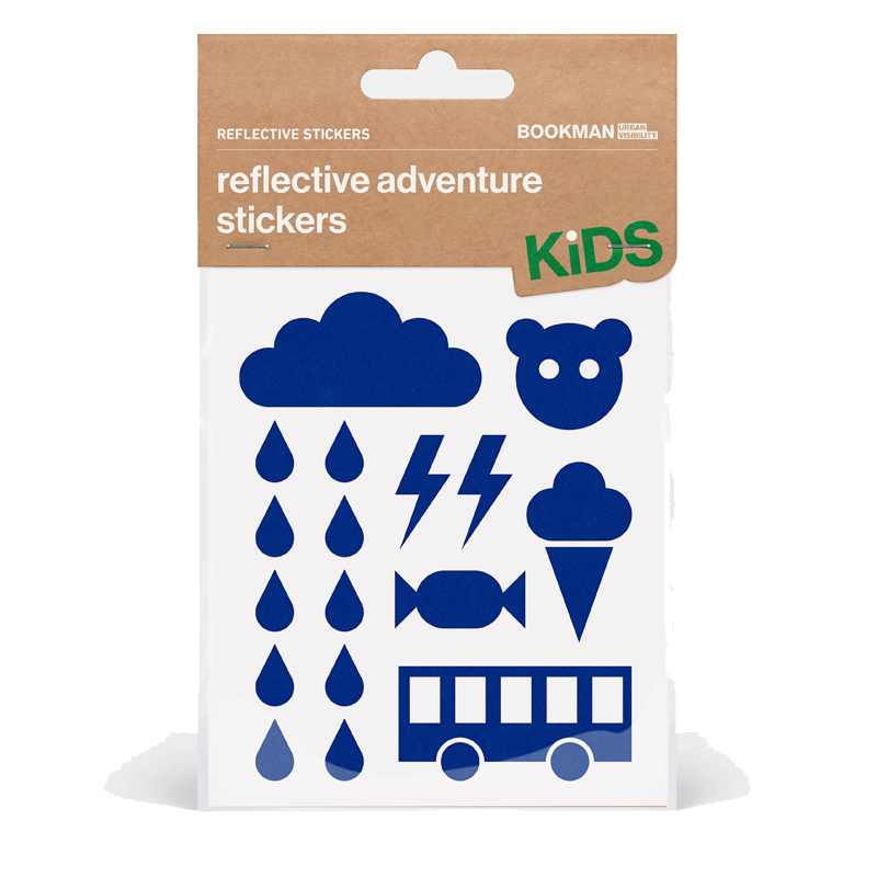 kit pegatinas reflectantes para bicicleta adventure