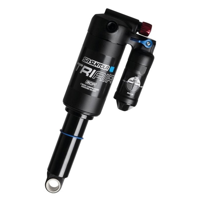 amortiguador suspensión trasera  sr rs18 triair 3cr 205x60 mm trunnion