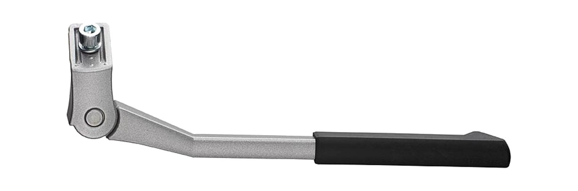 soporte pata caballete lateral ajustable de aluminio para bici, montaje directo mooi 26-28"