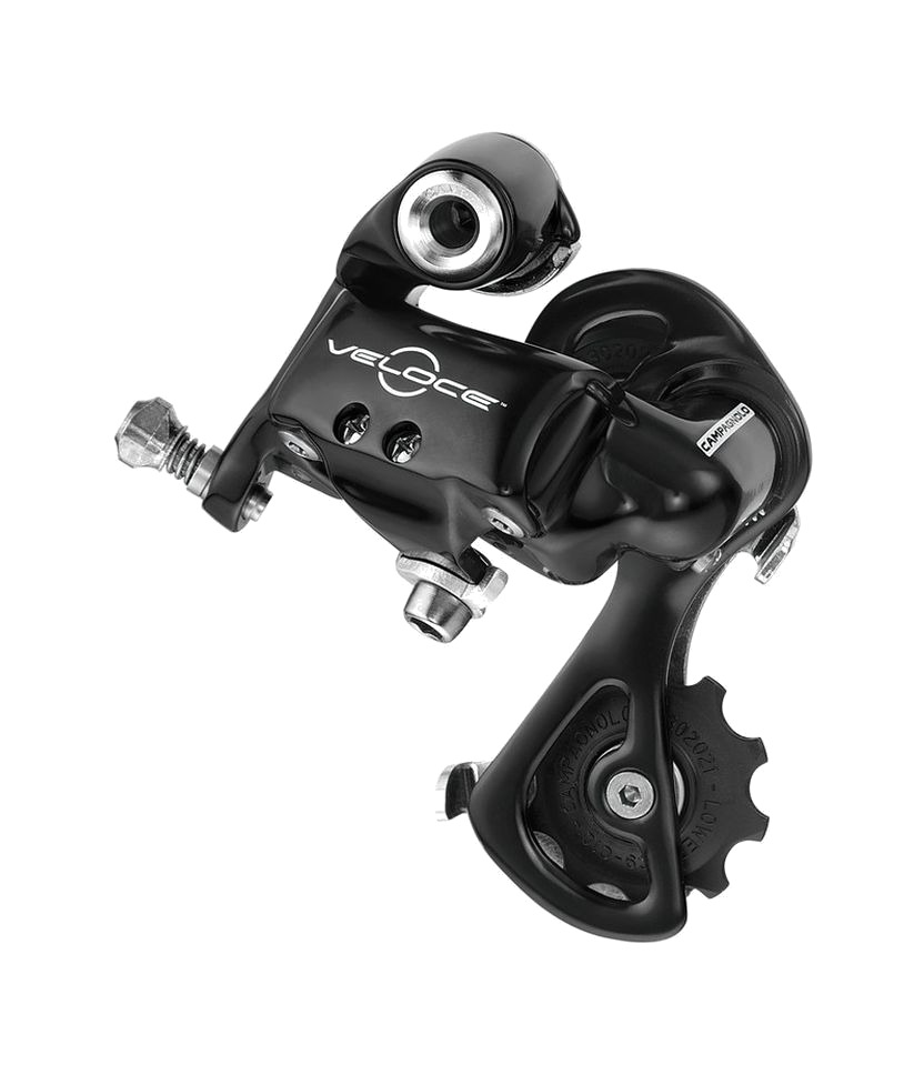 cambio trasero marchas piñones medio negro veloce 10v