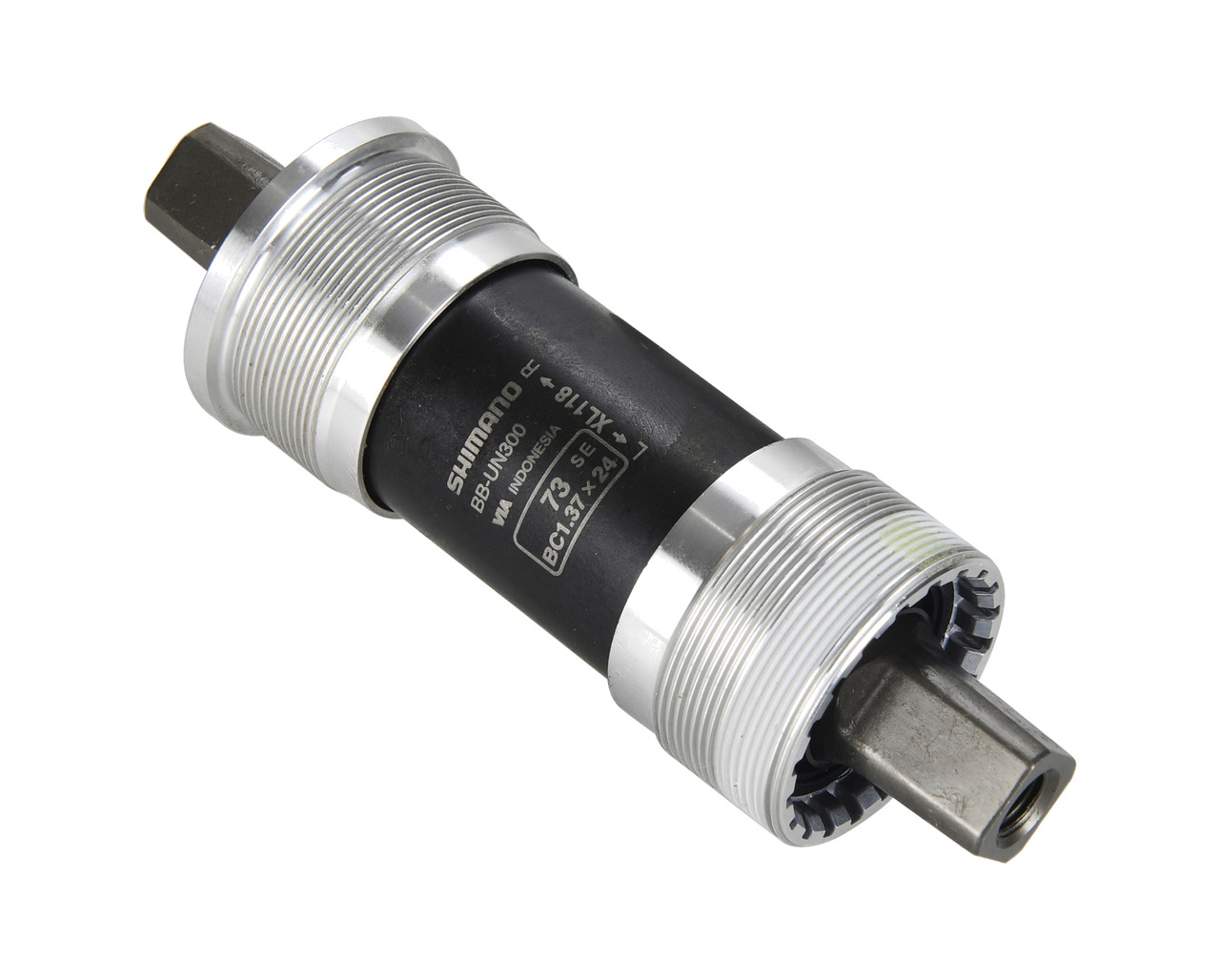 eje cartucho de pedalier cuadradillo  bb-un300 bsa 73-118 mm