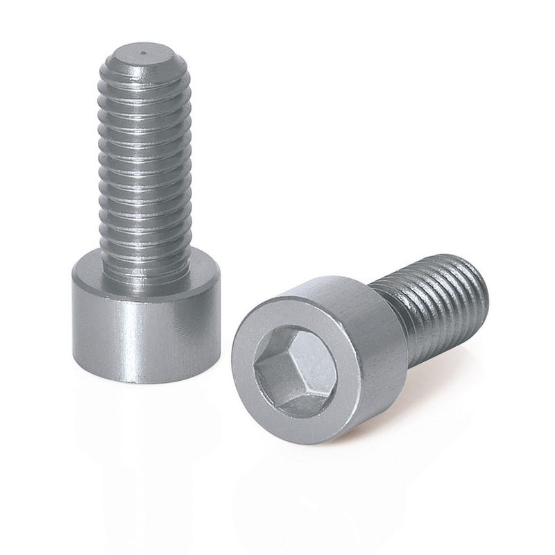tornillo de aluminio cabeza hexagonal portabidon 2u bc-x02 m5x17 mm