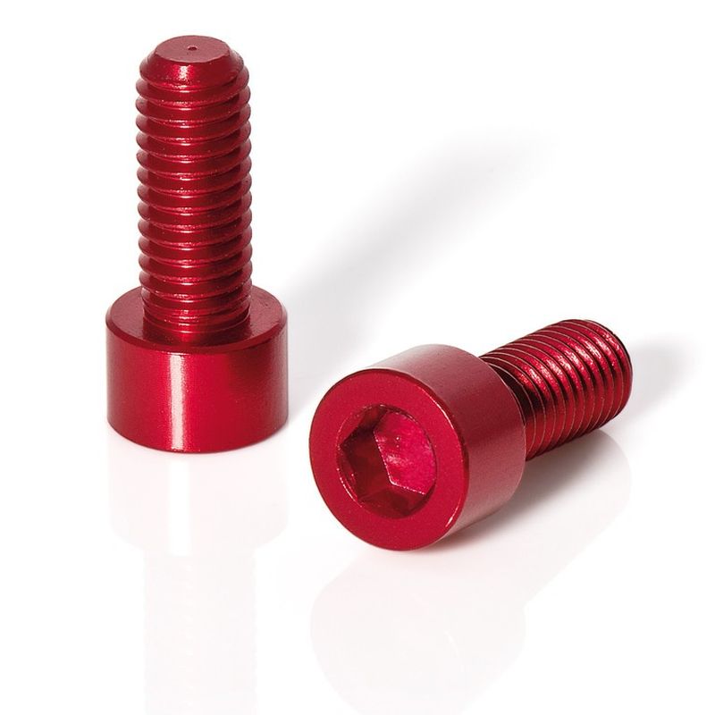 tornillo de aluminio cabeza hexagonal portabidon 2u bc-x02 m5x17 mm