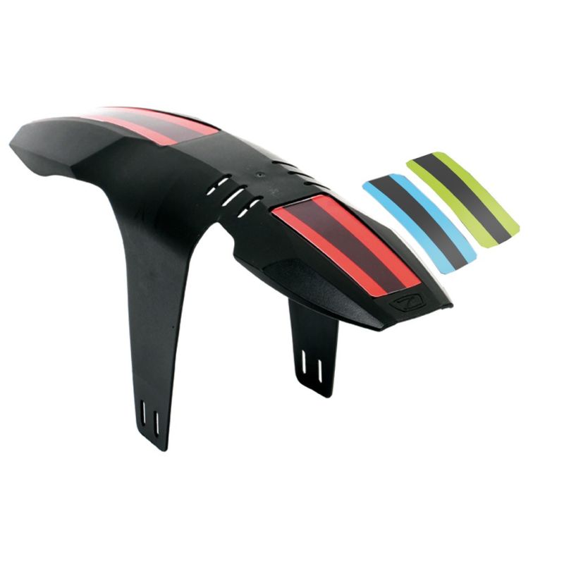 guardabarros delantero deflector horquilla fm20 de zefal - cubre ruedas de bicicleta para lluvia y barro