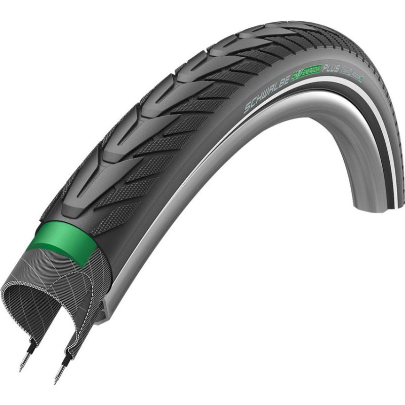 cubierta neumatico energizer plus 28x1.75 hs492 addix e green-guard twinskin plegable neg.ref 47-622