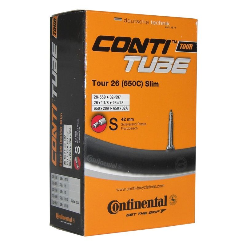 CONTINENTAL Fahrradschlauch 26x1 1/4' TOUR SLIM 42MM - Bild 1 von 1