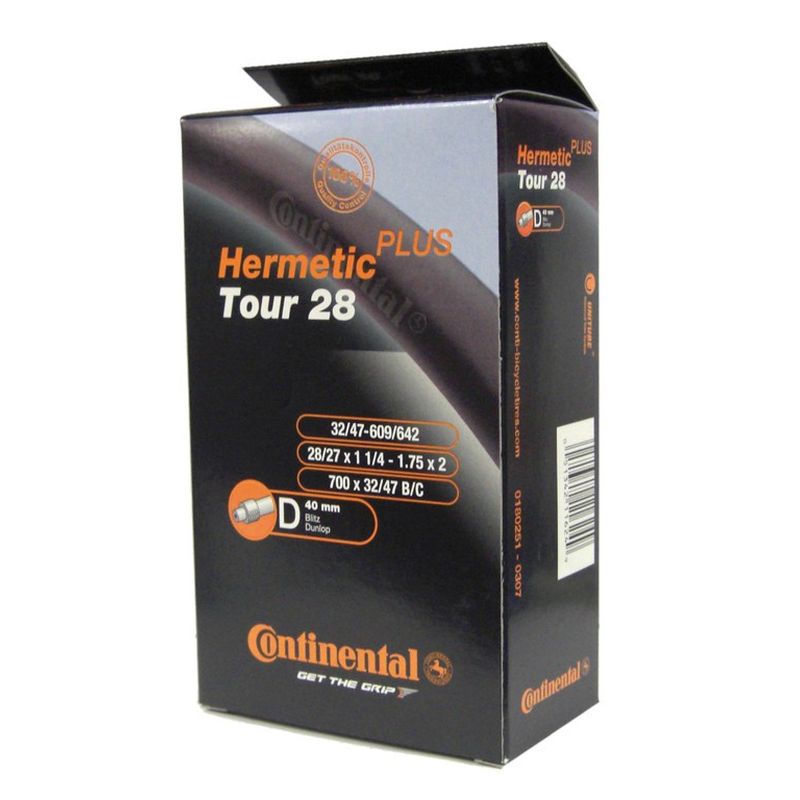 camara de aire para bicicleta 28x1 1/4-1.75' tour hermetic 40mm