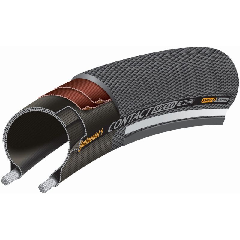 CONTINENTAL COPERTONE PNEUMATICO CONTACT SPEED 26x1.60 SKIN RIGIDA NEGRO 42-559 - Bild 1 von 1