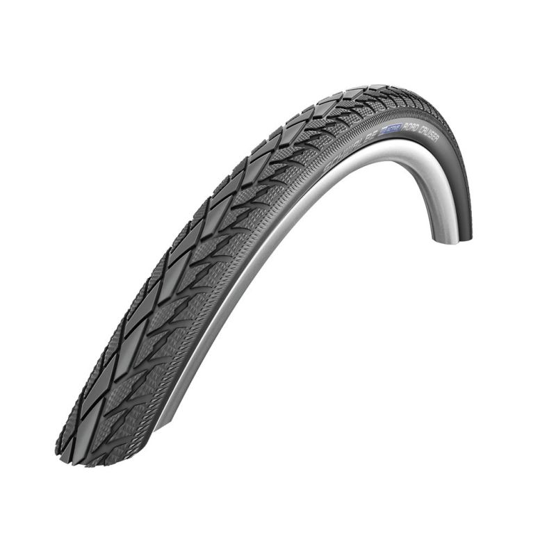 cubierta neumatico road cruiser 22x1 1/2 hs377 k-guard twinskin sbc rigida negro reflectante 44-484
