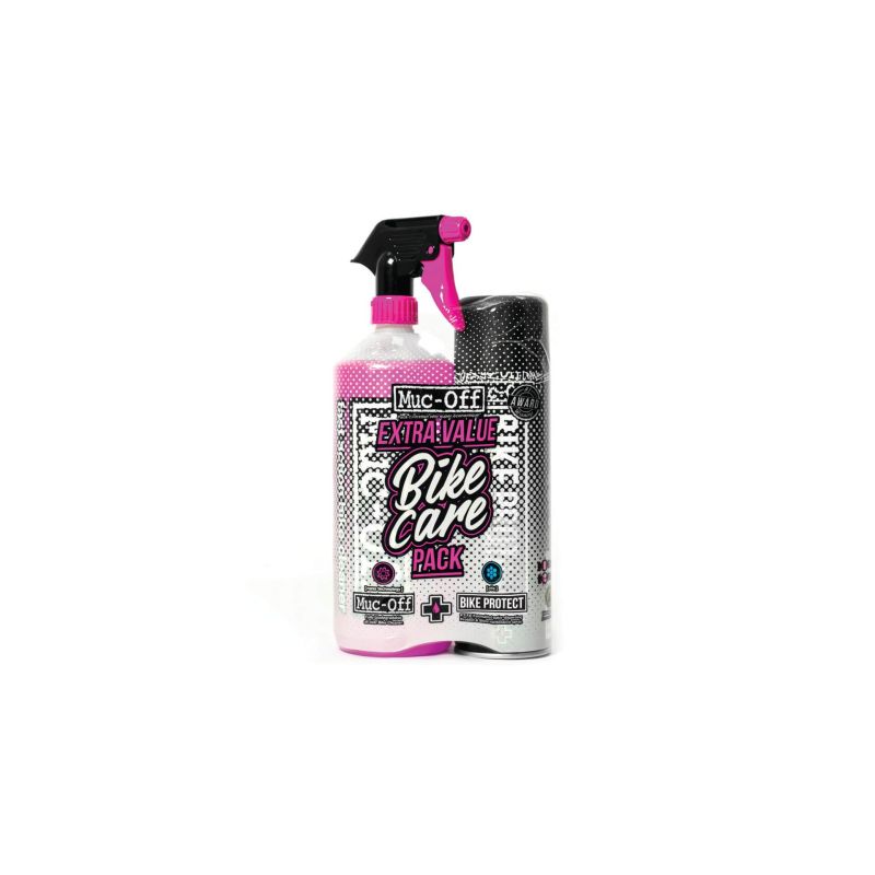 kit pistola limpiador 1l + spray protector para limpieza bicicleta extra value bike care pack