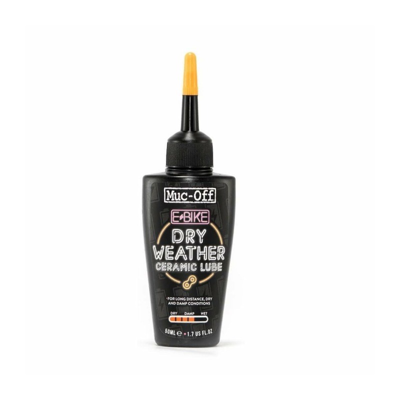 aceite lubricante cadena bicicleta electrica para clima seco e-bike nitruro boro dry weather ceramic lube