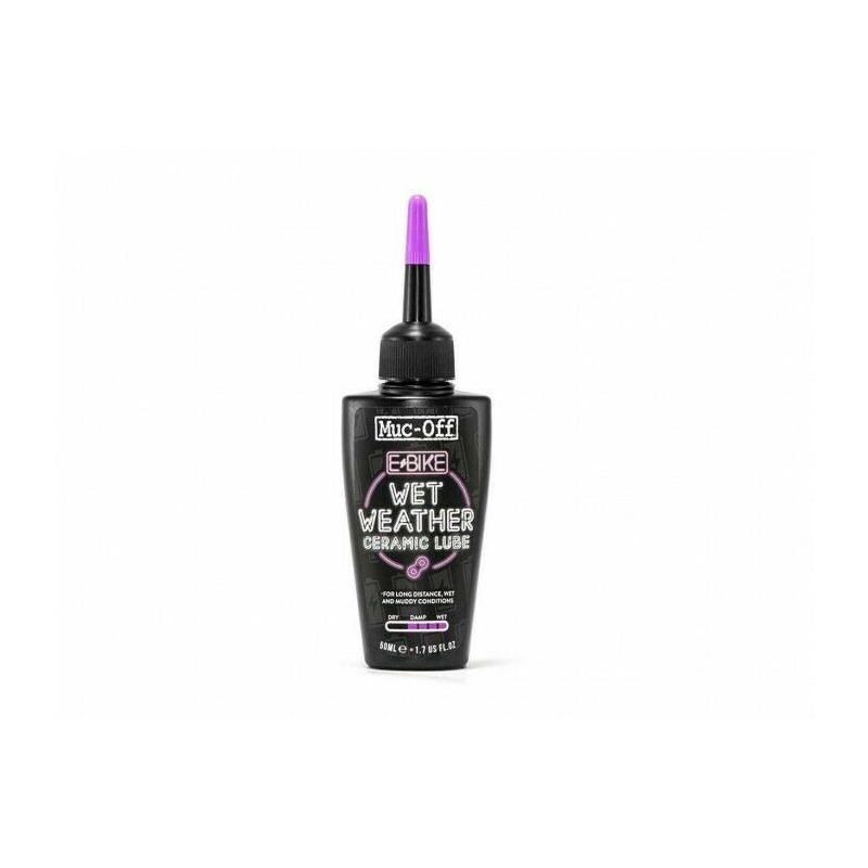 aceite lubricante cadena bicicleta electrica para clima humedo e-bike nitruro boro wet weather ceramic lube