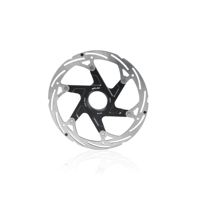 disco de freno xlc 1.8mm centerlock br-x82 para bicicletas con montaje center lock de 160mm, 180mm y 203mm