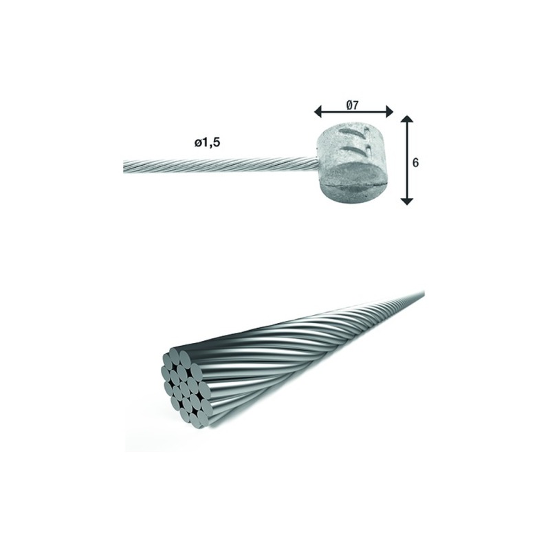 cable de freno sirga sierga mtb 1.5 - 900mm br-x85