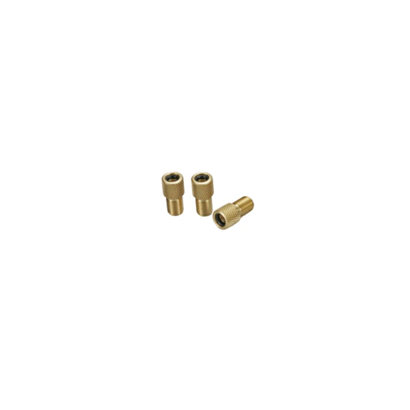 adaptador de válvula atornillable bomba standard a dunlop/presta 100u